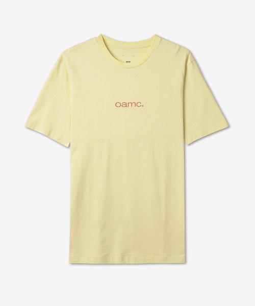 Tシャツ・カットソー OAMC Peak T-shirt Light Yellow 23E28OAJ14COT00744745 23E28OA OAMC Short Sleeve T-Shirt - Light Yellow | Garmentory