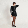Rachel Antonoff Cupcake Cardigan - Black - Thumbnail 1