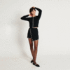 Rachel Antonoff Cupcake Cardigan - Black - Thumbnail 2