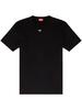 DIESEL Short Sleeve Tee - Black - Thumbnail 1