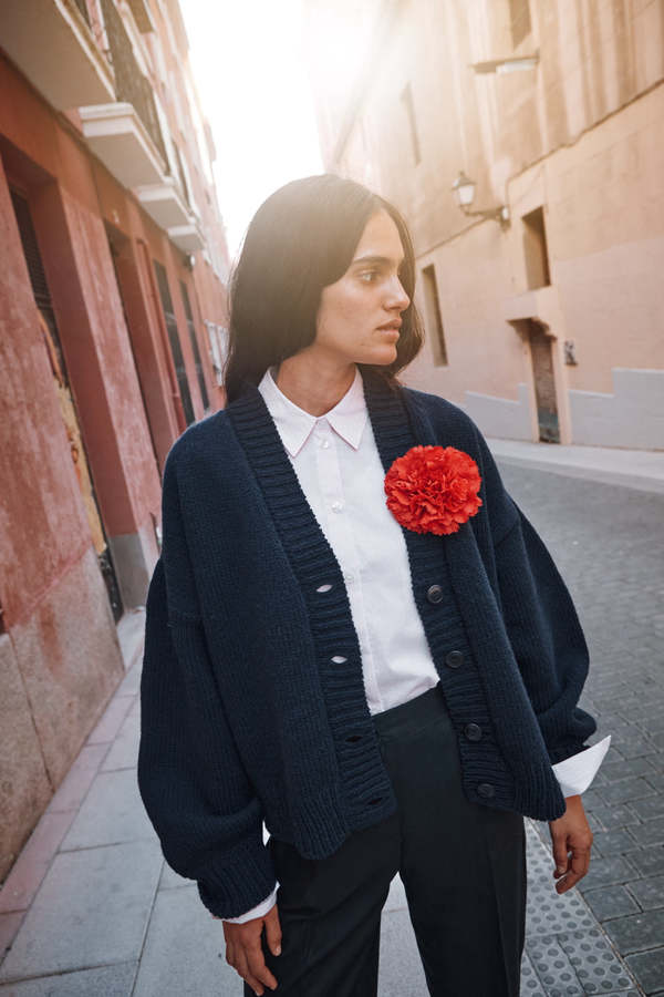 L'ENVERS Luna Batwing Cardigan in Merino Wool Cardigan