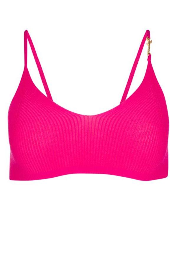 Jacquemus Sleeveless T-shirt Top - Pink