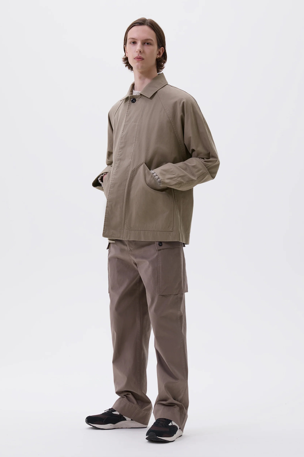 Margaret Howell Raglan Jacket Plain Cotton Drill Jacket | Garmentory
