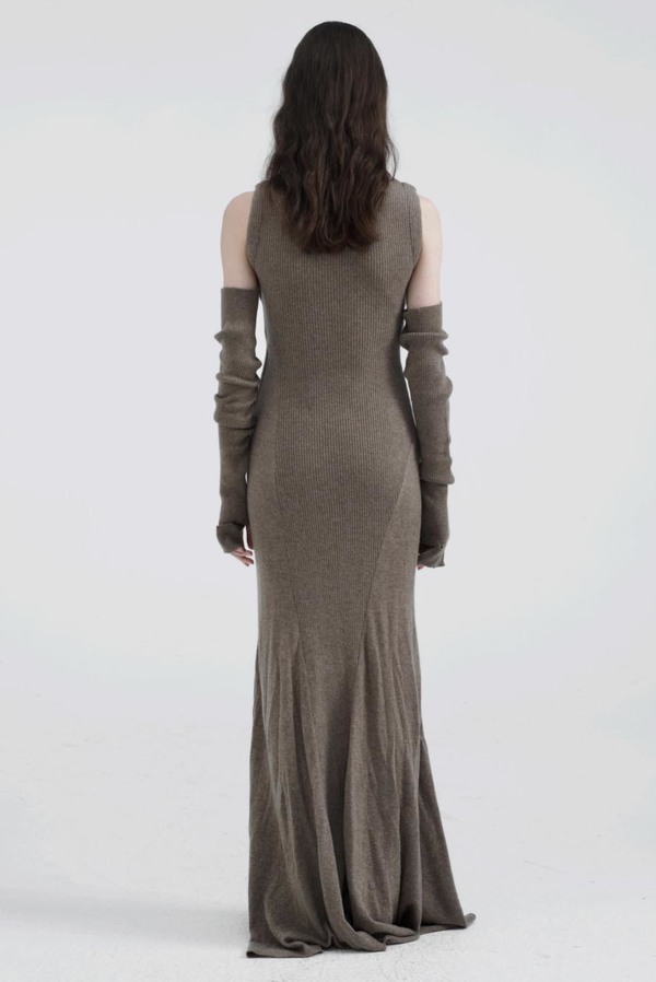 YEHUAFAN Cashmere Dress
