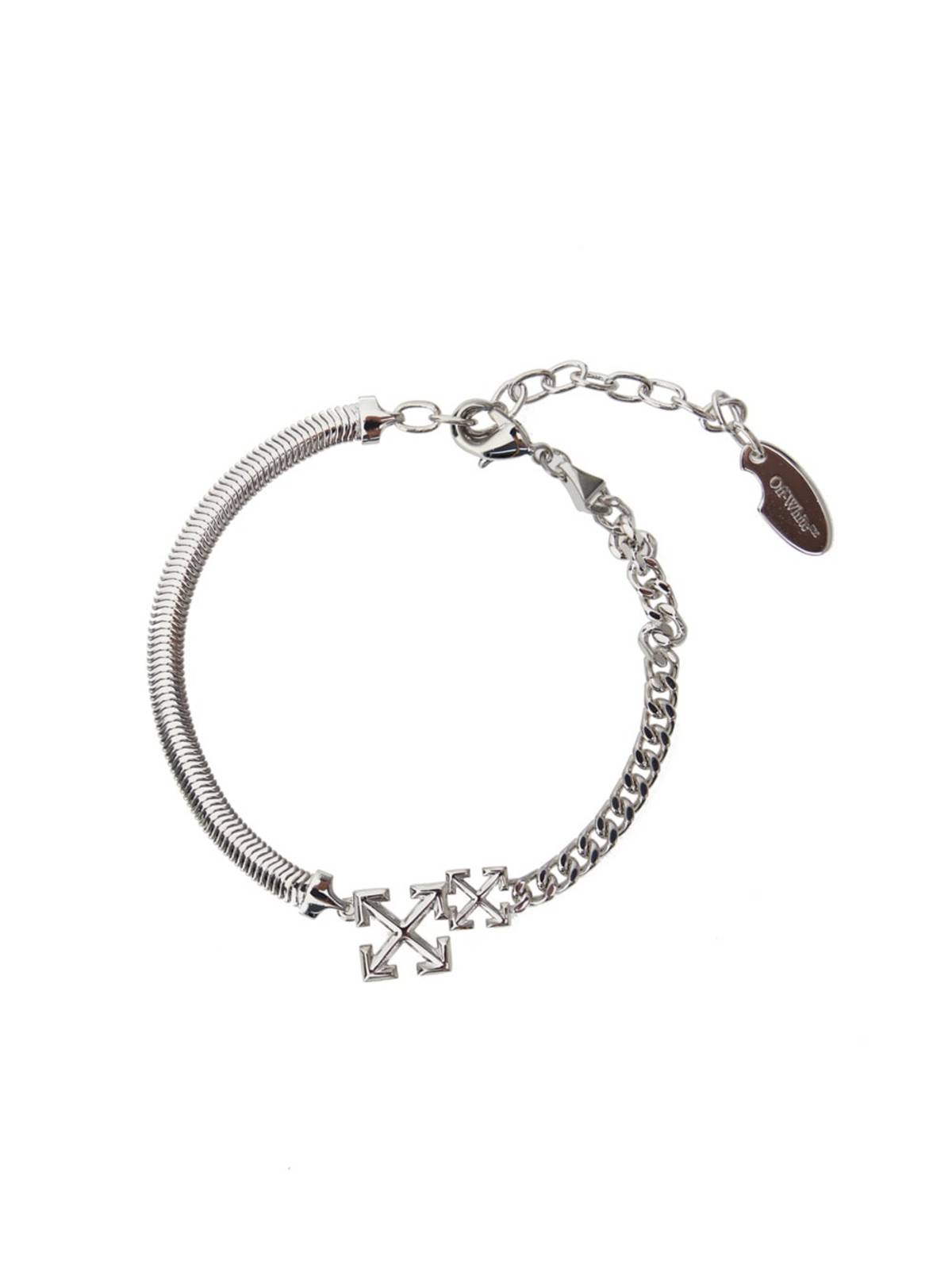 Off-White Double Arrow Bracelet - Metallic | Garmentory
