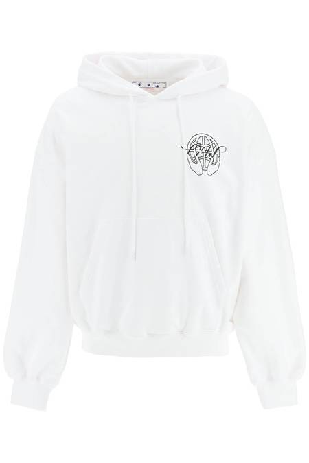 OFF-WHITE Pascal Painting hoodie - blue | Garmentory
