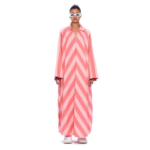 Marrakshi Life V-Neck Caftan - Stripe 10