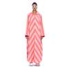 Marrakshi Life V-Neck Caftan - Stripe 10 - Thumbnail 1
