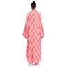 Marrakshi Life V-Neck Caftan - Stripe 10 - Thumbnail 2