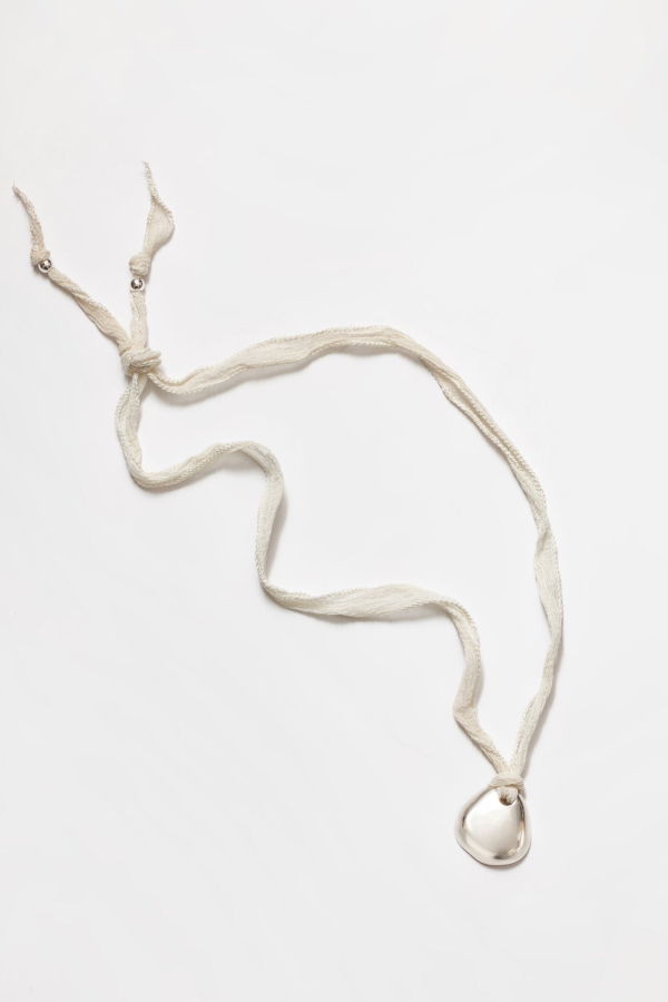 Wolf Circus Petal Necklace - Cream Cord