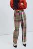 Eve Gravel Samsi Pants - Pink Tartan - Thumbnail 1
