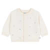 KIDS Petit Bateau Baby Cardigan - Marshmallow White - Thumbnail 1
