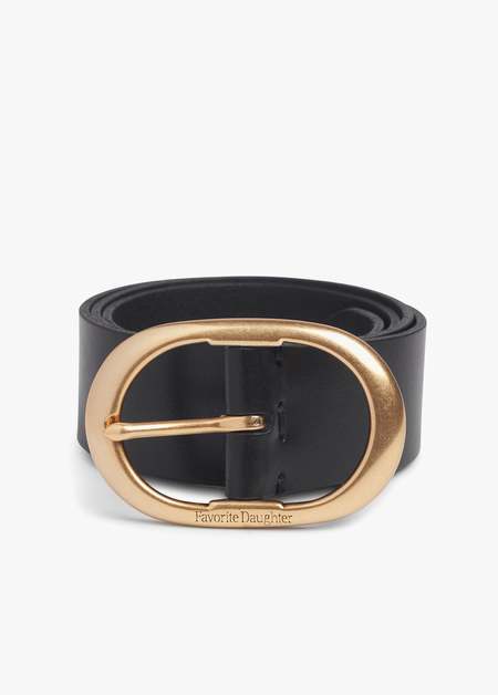 Forte Forte Buckle Leather Belt - Black | Garmentory