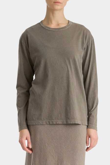 Baserange Omo Long Sleeve Tee - Checked Hewa Yellow | Garmentory
