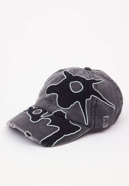 帽子 b.Eautiful Hat (Black Denim / Off-White) b.Eautiful - b.E Hat (Black Denim/Off-White) – Homebody