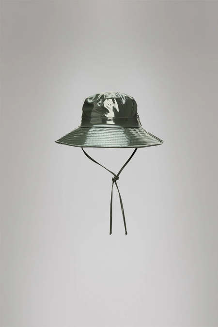 KAMIYA Wave Ox Bucket Hat - Black | Garmentory