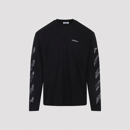 Off-White 23 Logo Slim S/S Tee - Black/White | Garmentory
