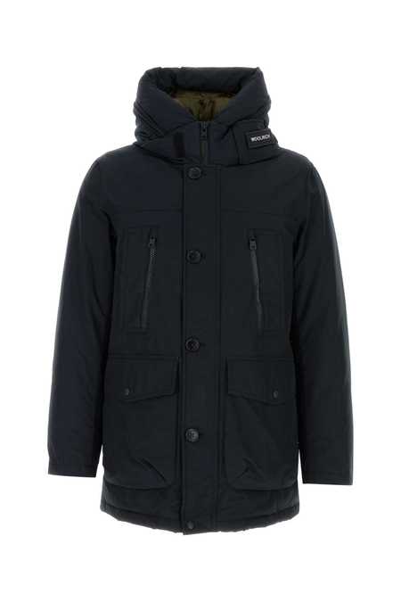 パーカー・フーディ WOOLRICH Midnight blue stretch nylon down jacket Woolrich Midnight Blue Stretch Nylon Down Jacket – LOZURI®