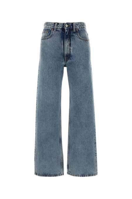 maison margiela BOYFRIEND JEANS デニム Maison Margiela reverse-panel high-rise Boyfriend Jeans