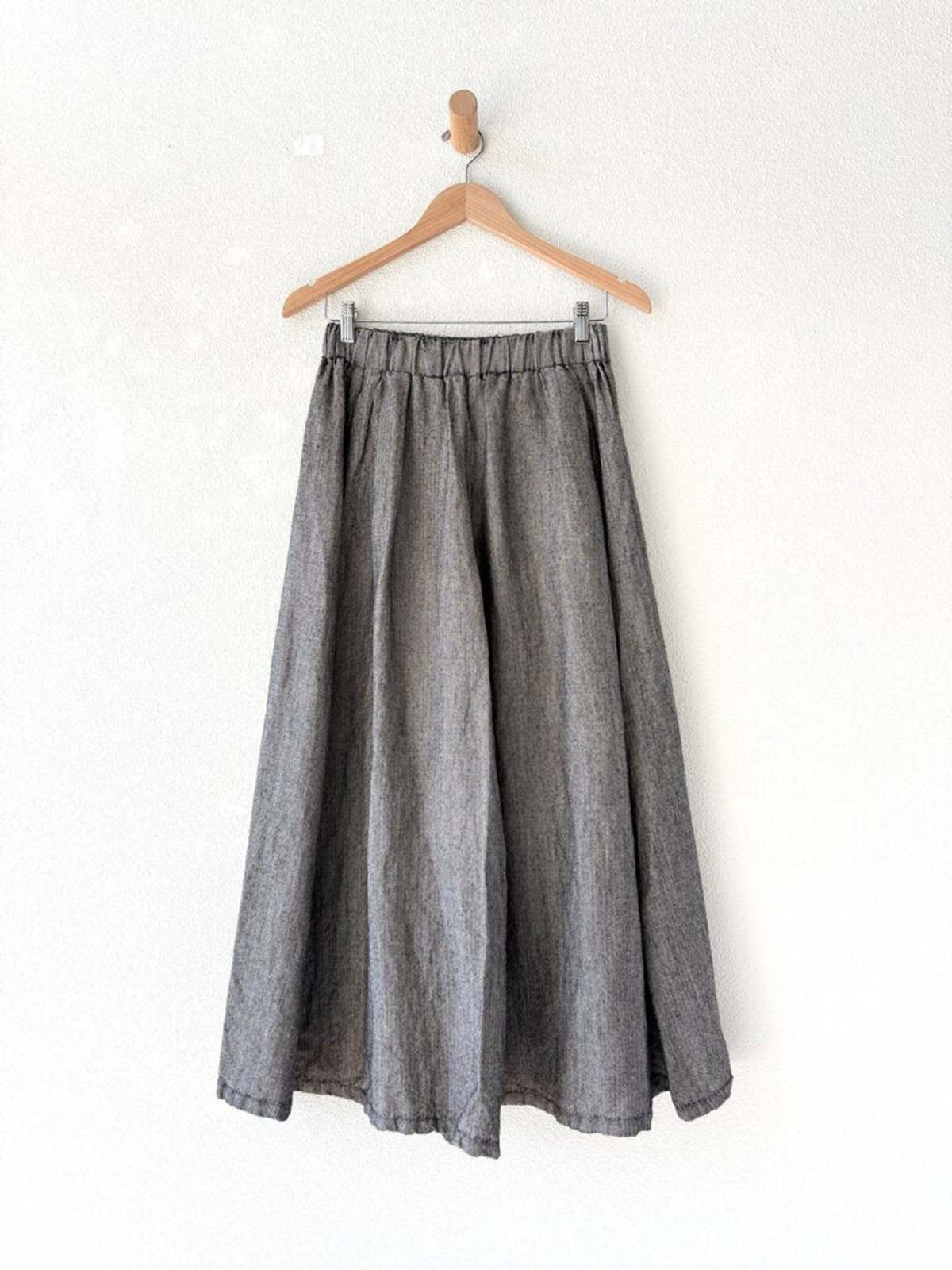 Apuntob Linen Wool Wide Leg Pants - Image 1 of 5