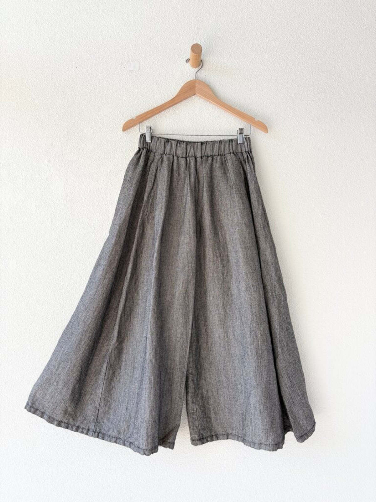 Apuntob Linen Wool Wide Leg Pants - Image 2 of 5