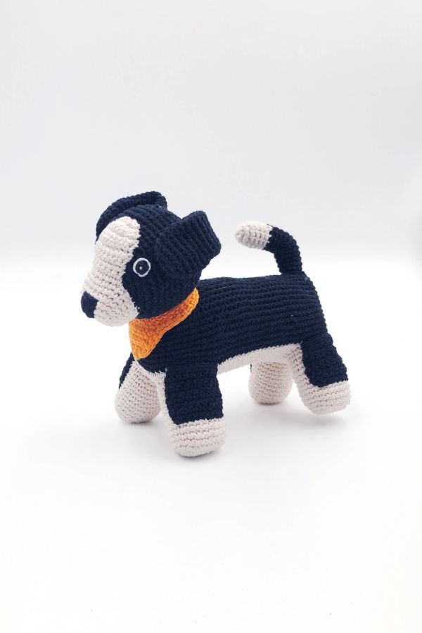 Pebble Plush Farm Animal Sheep Dog Plush Toy