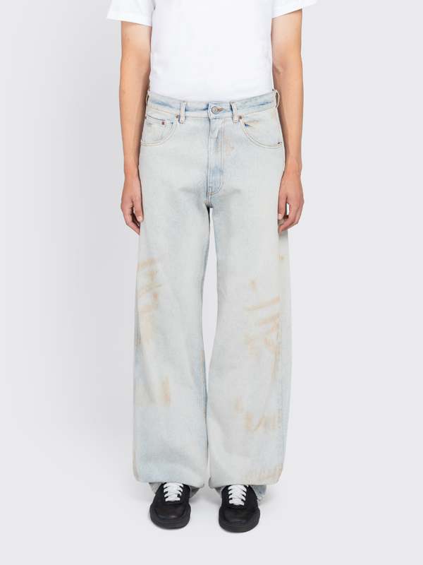 Maison Margiela MM6 5 Pockets Denim Jeans - Light Blue