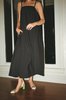 Sayaka Davis Asymmetrical Hem Dress - Black - Thumbnail 4