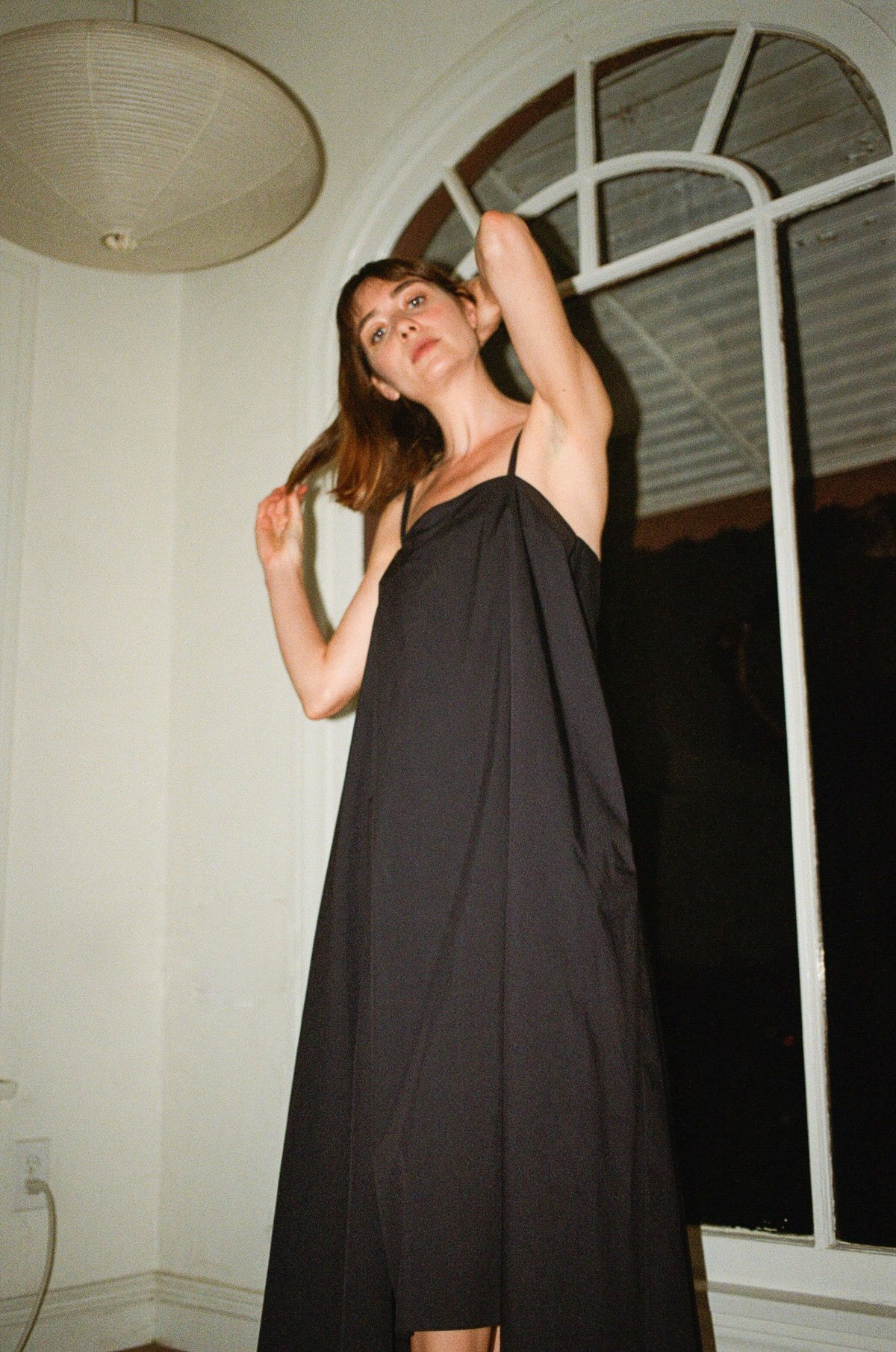 Sayaka Davis Asymmetrical Hem Dress - Black - Image 6 of 9