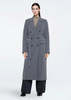 Minimum Agnes Trench Coat - Grey Pinstripe - Thumbnail 1