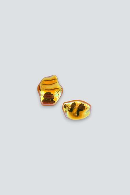 【Gabriela Artigas】Stalactite Huggie 14K Yellow Gold Pave Stalactite Huggie - Gabriela Artigas