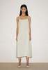 Deiji Studios Linen Strap Dress Pastel Pistachio Dress - Thumbnail 1
