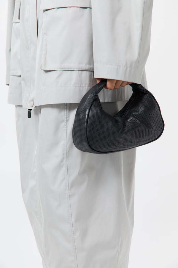 St. Agni Perforated Mini Bon Bon Bag - Black