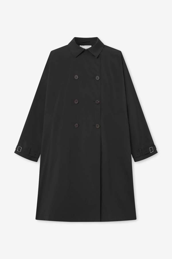 Mark Kenly Domino Tan Charlene Crisp Tech Coat