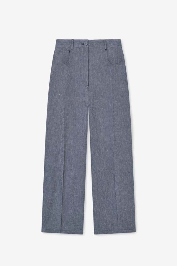 Mark Kenly Domino Tan Pella Soft Denim Trousers