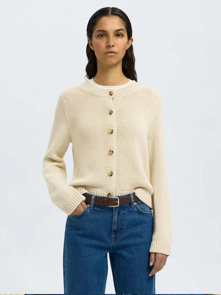 The Row Krystal Cardigan - Faded Black | Garmentory