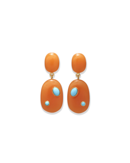 J Hannah Glace Drop Earrings - Gold | Garmentory