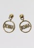 Mondo Mondo Roma Earrings - Brass - Thumbnail 2