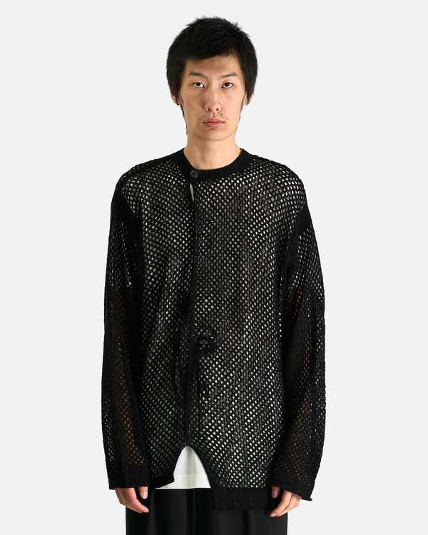 Yohji Yamamoto Pour Homme Mesh Panel Po Top