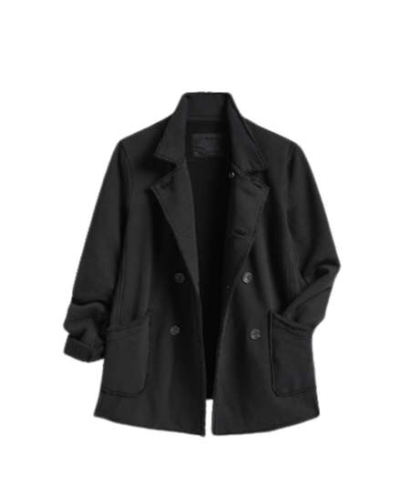 Auralee Quilted Light Silk Cotton Coat - Ink | Garmentory