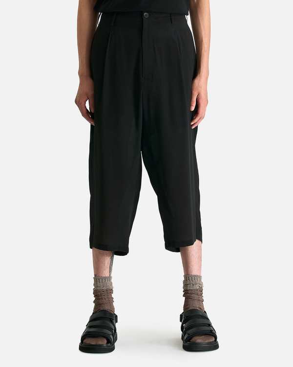 Yohji Yamamoto Pour Homme Tucked Seam Wide Pants