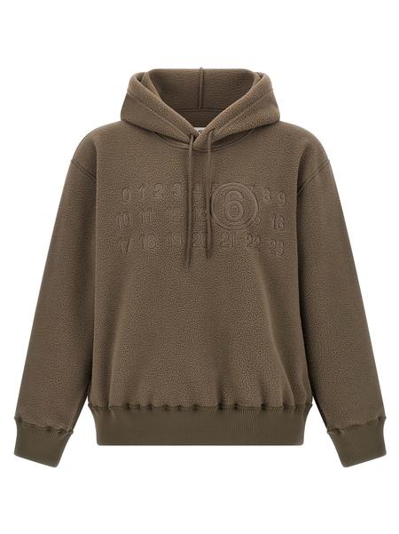 MM6 Maison Margiela Zip-UP Patch Hoodie - Black | Garmentory