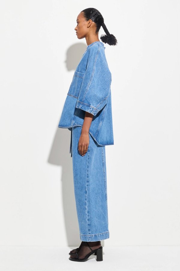 Christian Wijnants Tapari Denim Shirt | Garmentory