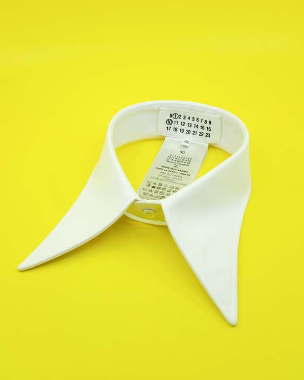 Maison Margiela Cotton Poplin Collar - White