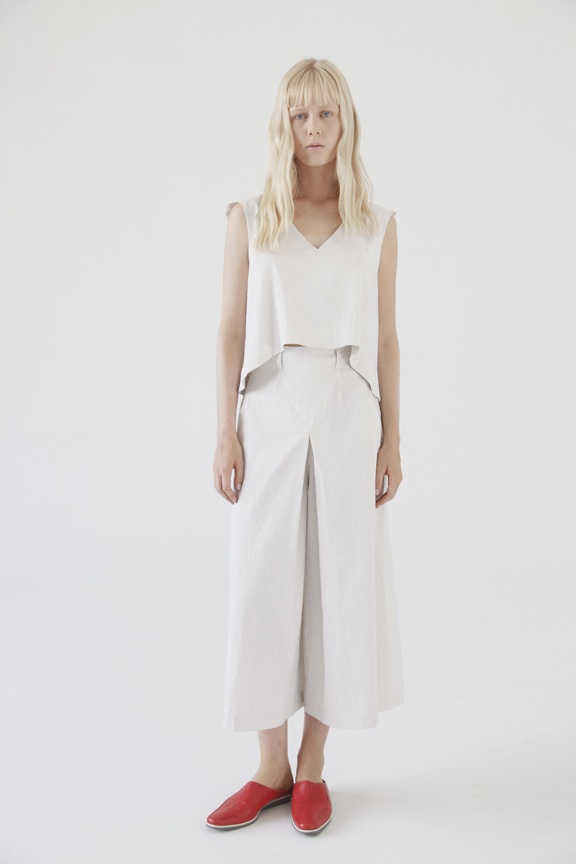 Kieley Kimmel Culotte Pant | white Kieley Kimmel Culotte Pant | white