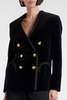 Blazé Milano Jealousy Sunset Blazer - Black N000 - Thumbnail 1