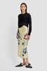Erdem Pencil Midi Skirt - Artist Garden Venetian Yellow - Thumbnail 1