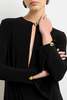 Brandon Maxwell Sylvie Long Sleeve Plunge Neckline Maxi Dress - Black - Thumbnail 7