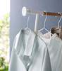 Yamazaki Home Leaning Clothes Hanger - Steel + Wood - Thumbnail 4