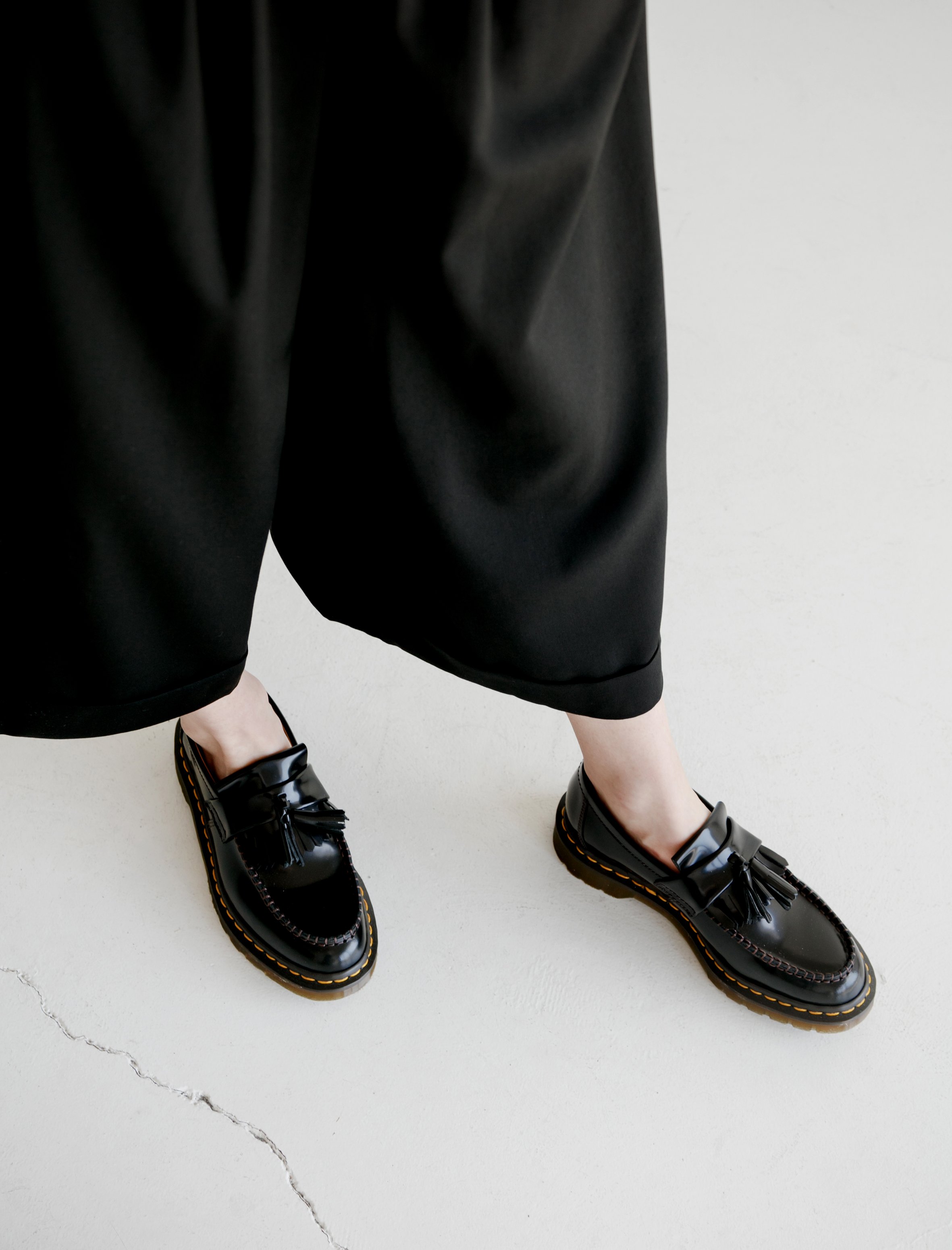 Comme des Garçons Dr. Martens Adrian Tassel Loafers - Black